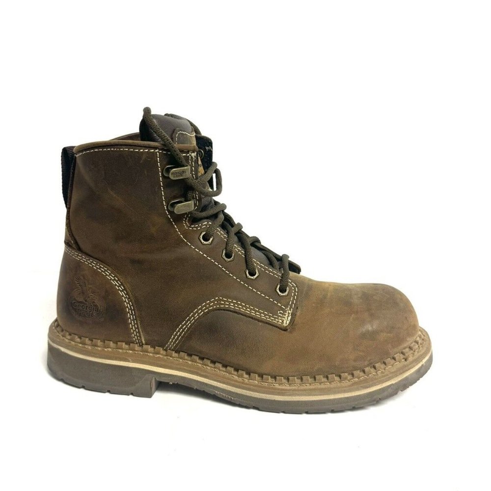Georgia Boot Womens 6” Waterproof Boot Brown Size 8 M